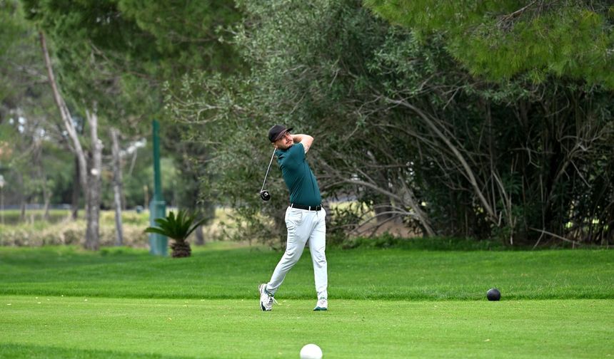Dünyanın dört bir yanından golf oyuncuları Antalya'da