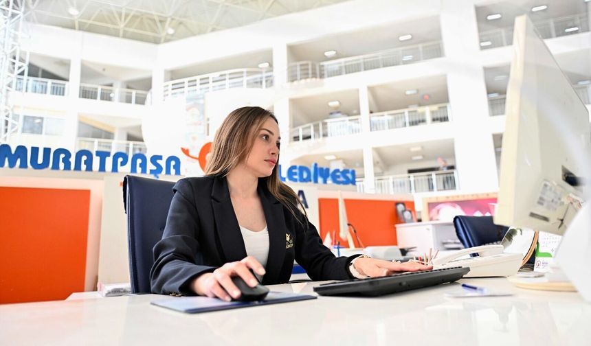 Muratpaşa'da 12 bin 196 başvuru çözüldü