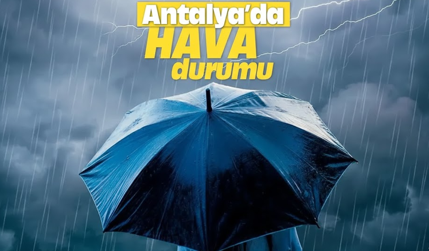 19 Mart'ta Antalya'da hava durumu