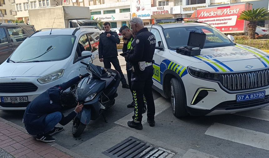 Motosikletini devirdi, 48 bin TL ceza yedi