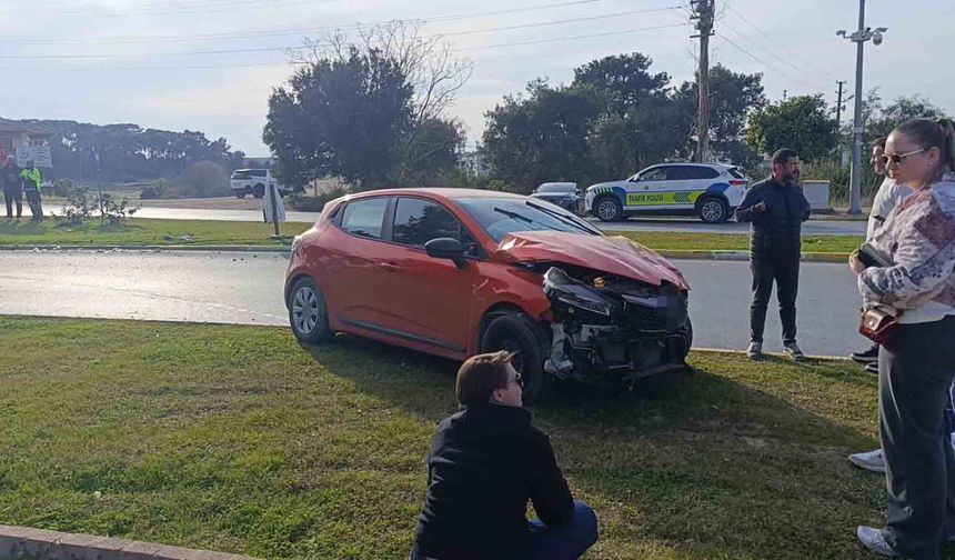 Manavgat’ta kaza: 2 yaralı