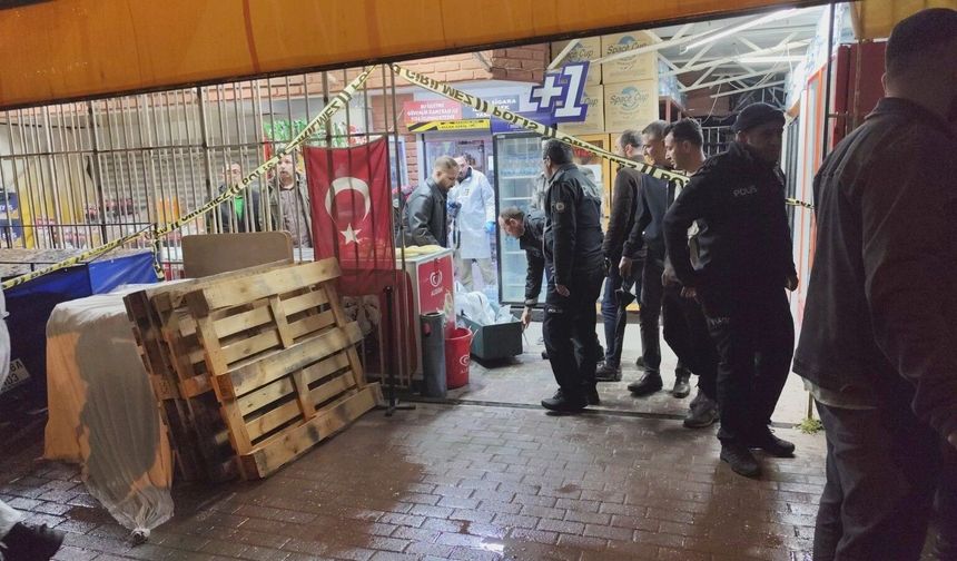 Manavgat'ta markette tartışma: 1 ölü