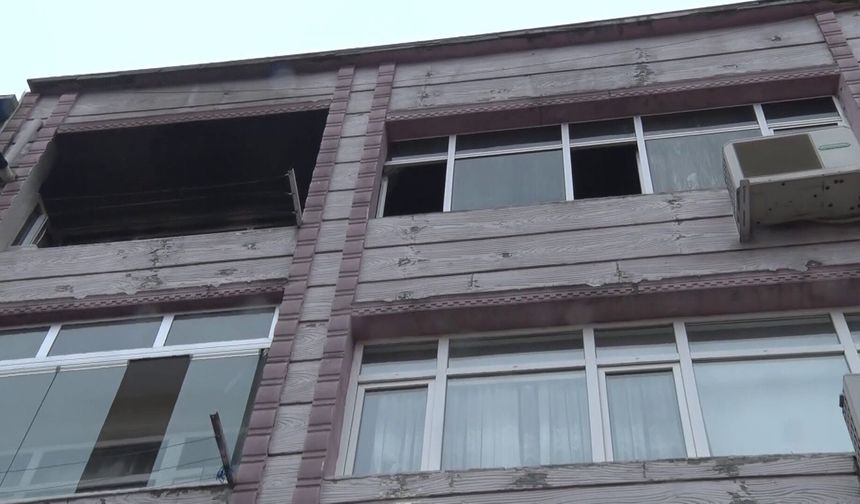 Eşini öldürüp evi ateşe verdi