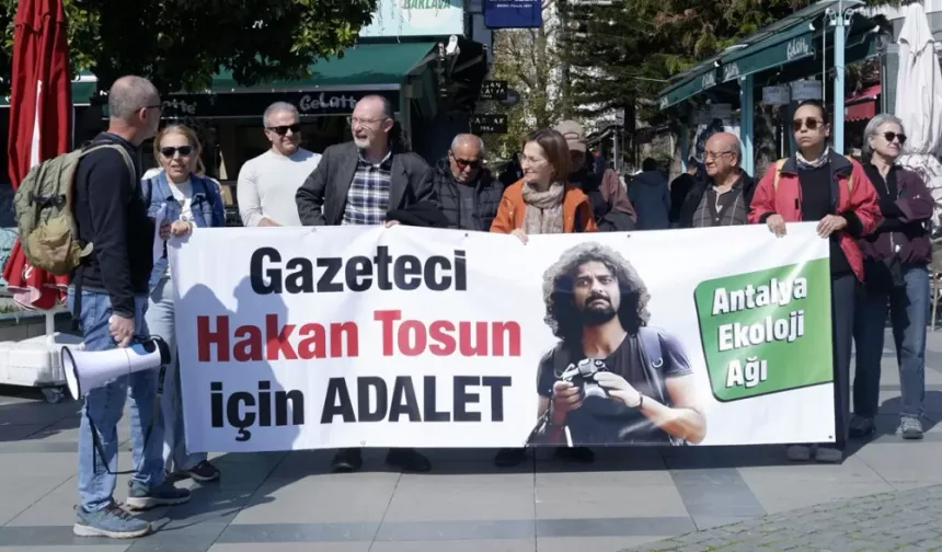 Antalya’da Hakan Tosun için adalet çağrısı