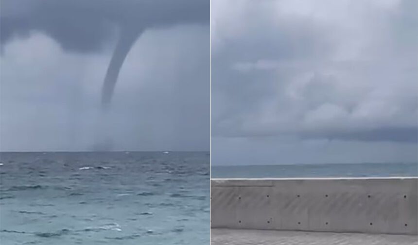 Antalya’da hortum korkuttu