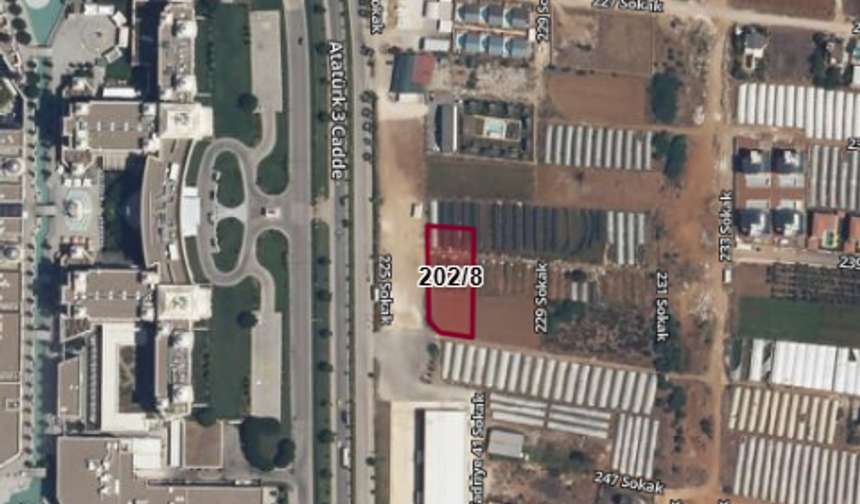 Serik'te Hazine arazisi satışa çıkarılıyor