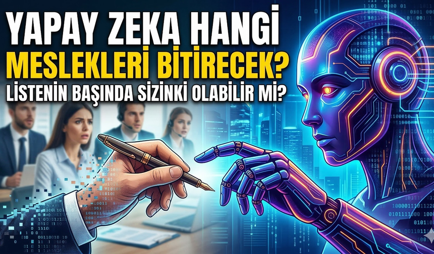 Yapay zeka hangi meslekleri bitirecek? Listenin başında sizinki olabilir mi?