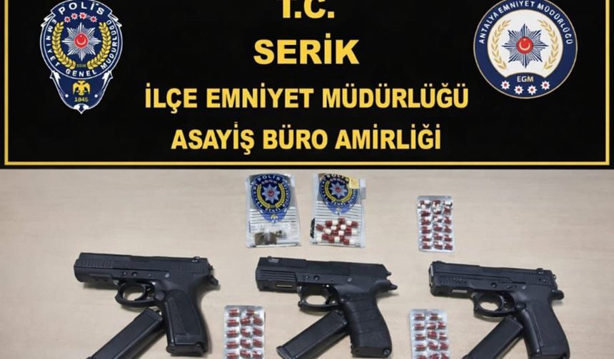 Serik'te silahla ateş açan 7 kişi tutuklandı