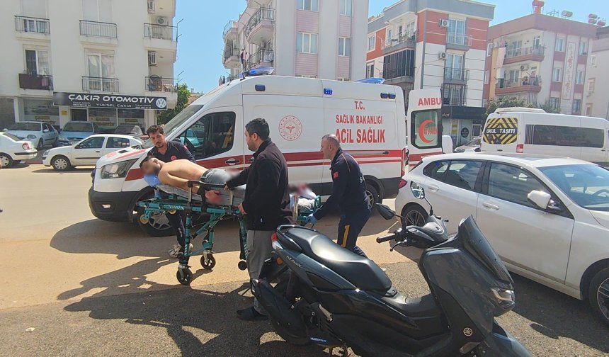 Kepez'de husumetli akrabalar arasında bıçaklı kavga