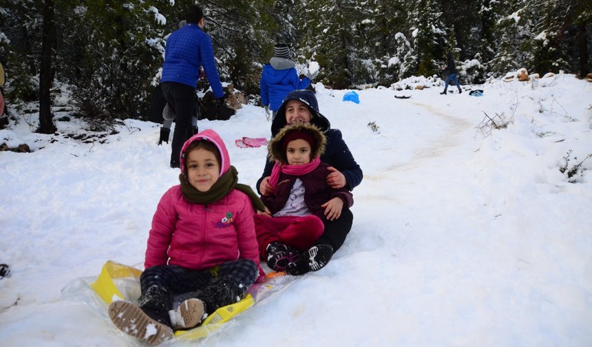 Antalya'da kar sürprizi