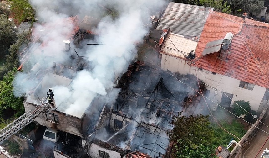 Antalya'da gecekondu yangını korkuttu