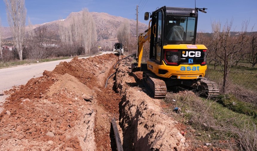 Elmalı'da altyapı atağı