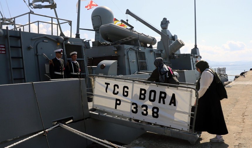 TCG BORA ziyarete açıldı