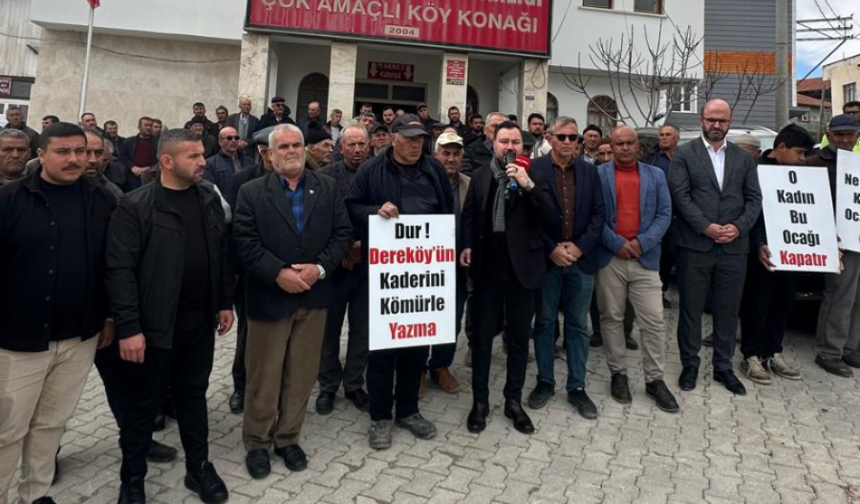 Dereköy Yaylası'nda kömür ocağı tepkisi!