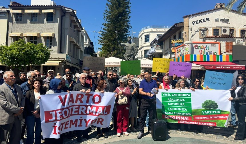 Antalya'da 'Varto' için eylem!