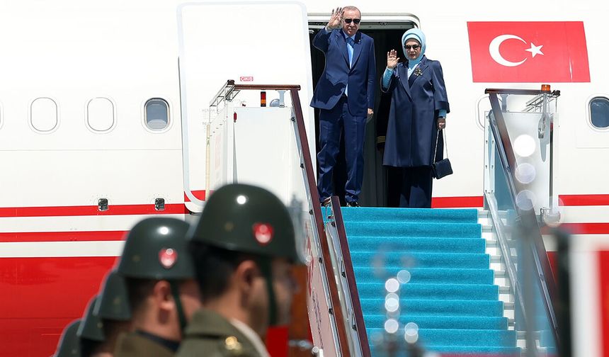 Cumhurbaşkanı Erdoğan Kazakistan’a gitti