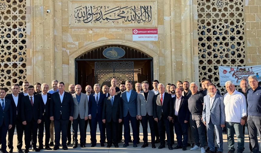 Antalya protokolü bayramda bir araya geldi