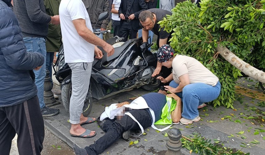 Kazada ortalık savaş alanına döndü