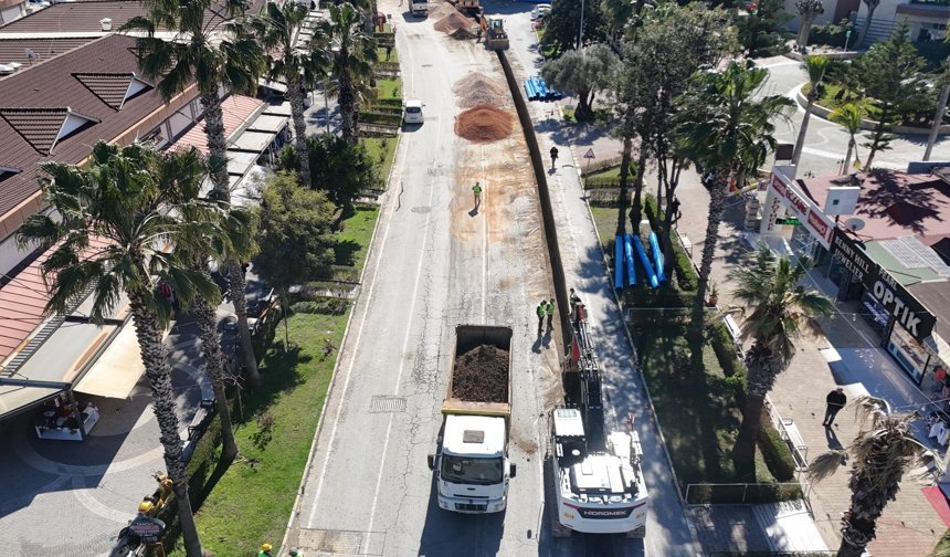 Manavgat'a 18 kilometrelik yeni hat