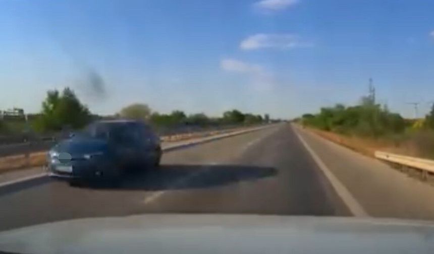 Trafikte tehlike saçtı