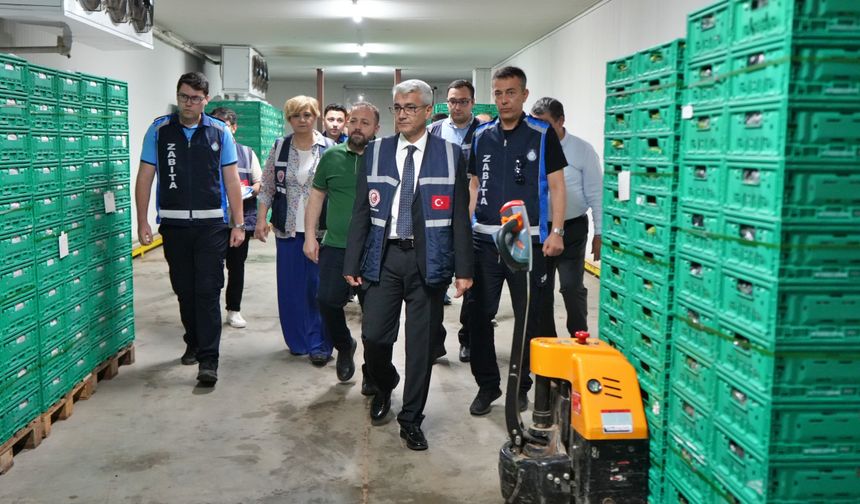 Antalya Hali'nde bayram denetimi
