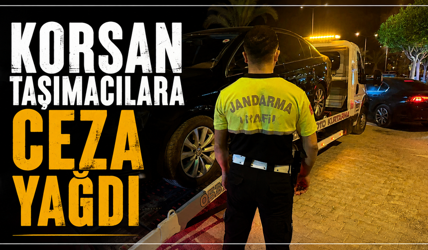 Alanya'da korsan taşımacılara ceza yağdı
