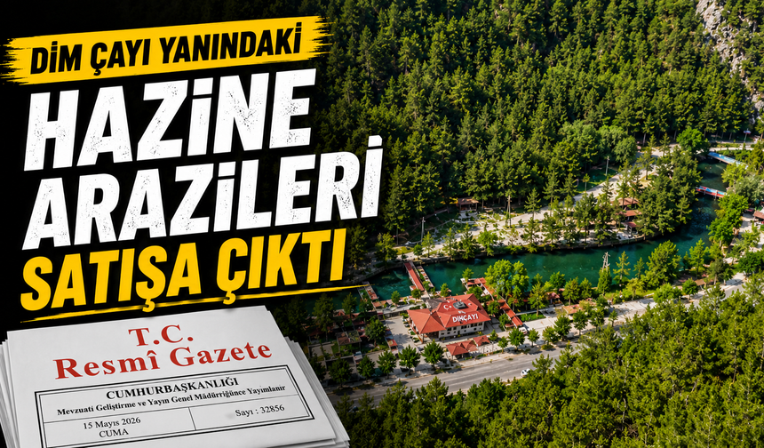 Dim Çayı yanındaki arazileri satışa çıktı