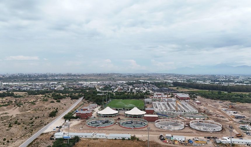 Lara Atıksu Arıtma Tesisi'nde sona gelindi
