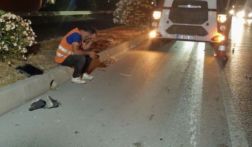 Manavgat'ta kızını sınava götürürken kazada hayatını kaybetti