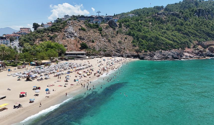Alanya'da sıcaklık 31 derece