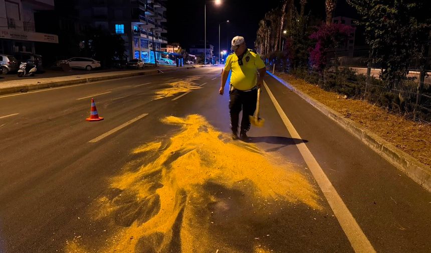 Antalya'da polisten örnek davranış