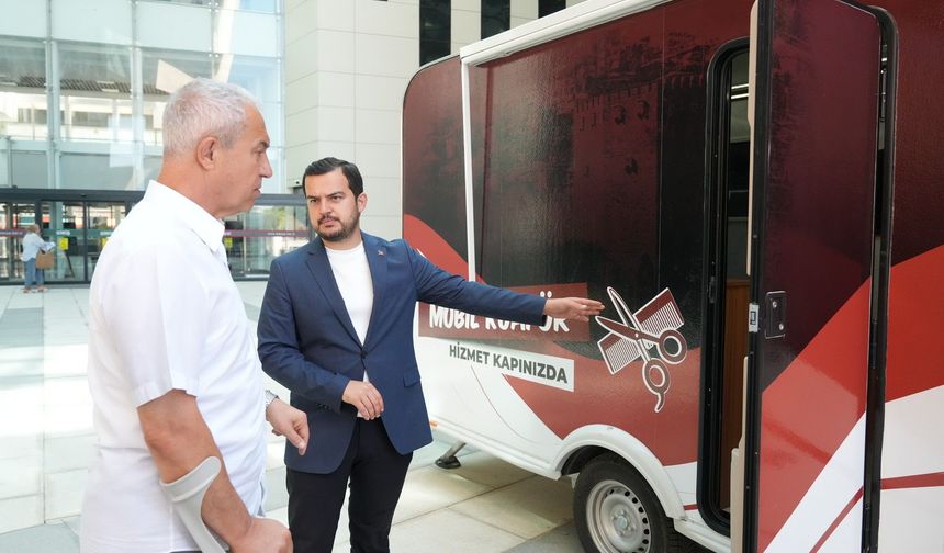 Mobil kuaför aracı hizmete başladı