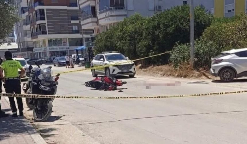 Motosiklet sürücüsü kazada hayatını kaybetti