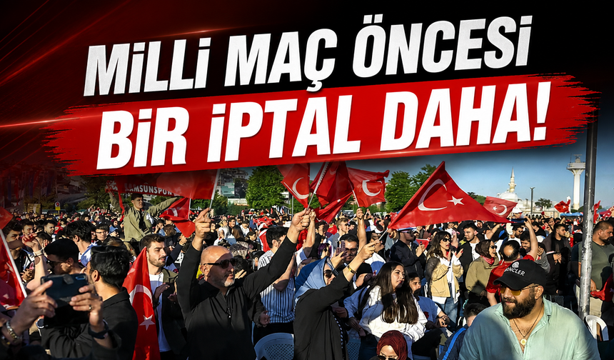 Bir iptal daha!