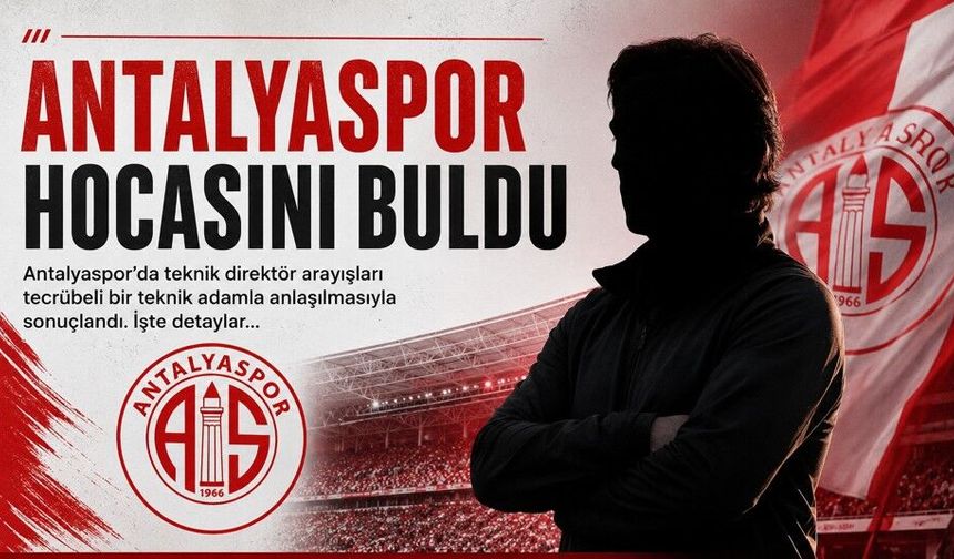 Antalyaspor hocasını buldu