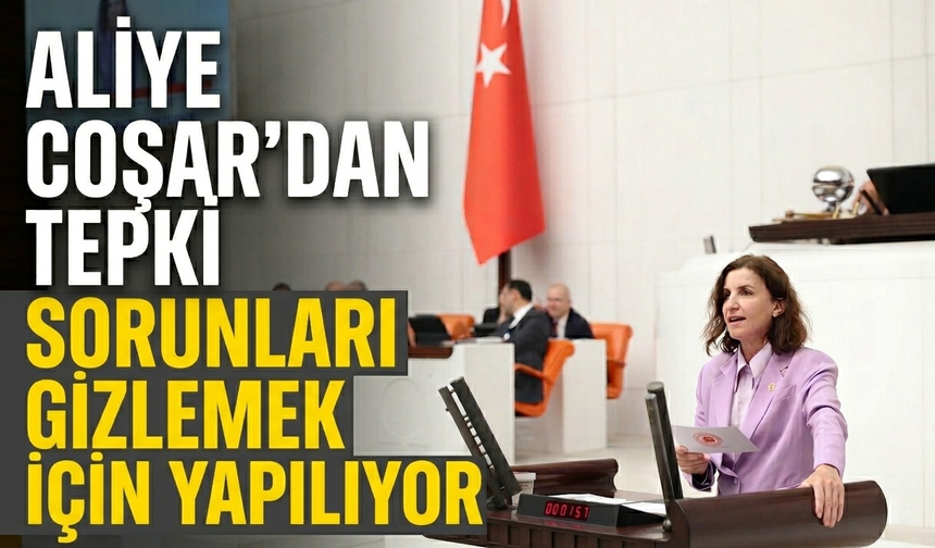 Aliye Coşar'dan tepki: Sorunları gizlemek için yapılıyor