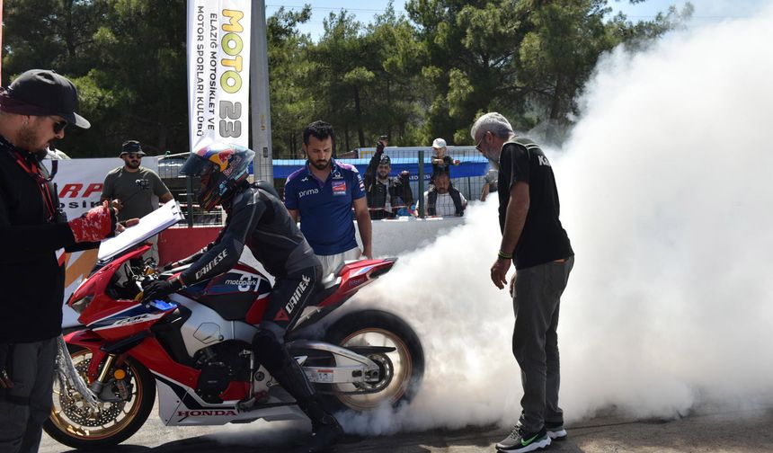 Kepez'de motodrag heyecanı