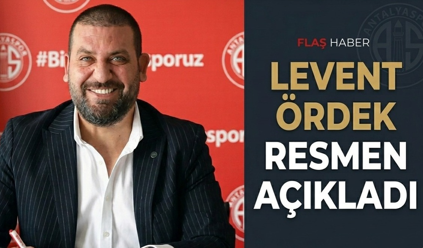 Levent Ördek resmen açıkladı