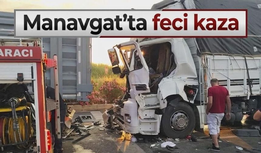 Manavgat'ta feci kaza