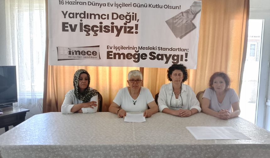 Ev işçilerinden hak çağrısı