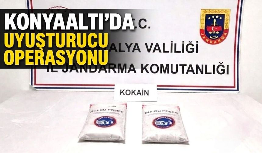 Konyaaltı'da uyuşturucu operasyonu
