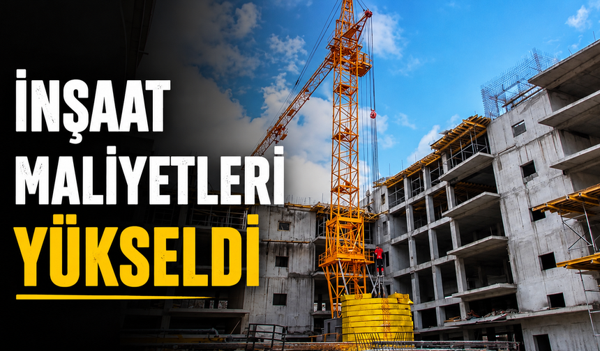 İnşaat maliyetleri yükseldi