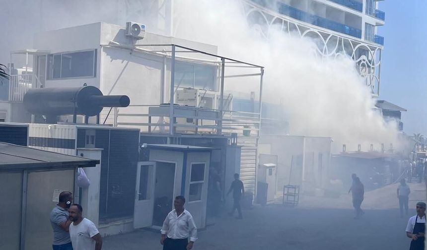Alanya'da 5 yıldızlı otelde yangın