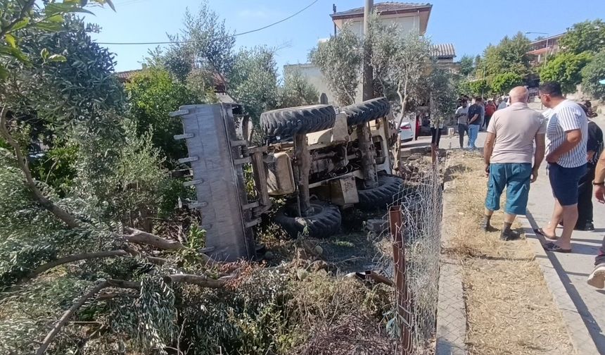 Manavgat'ta iş makinesi kazası can aldı