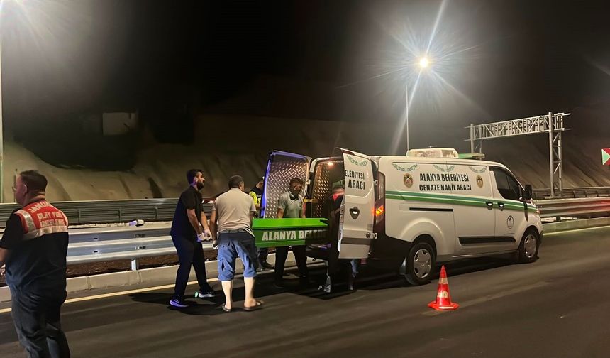 Alanya'da feci kaza: 1 ölü