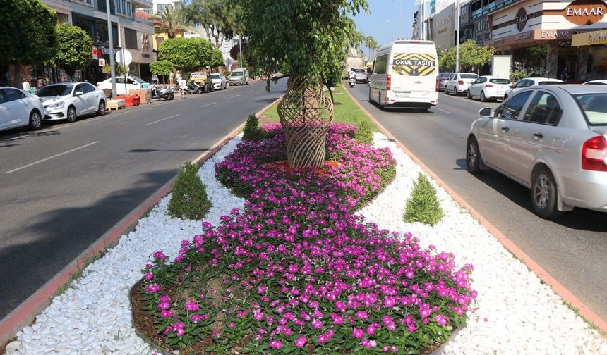 Alanya'da sokak ve caddeler güzelleşiyor