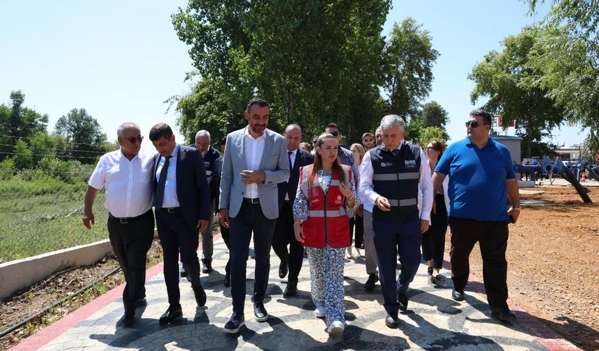 Başkan Vekili Özdemir'den Manavgat'ta inceleme