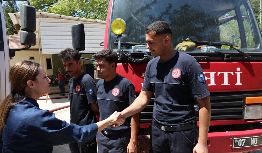Büyükşehir'den yangın mesaisi