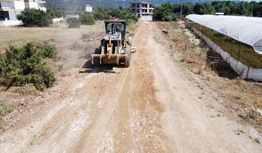 Aydoğmuş’ta sathi asfalt hazırlıkları