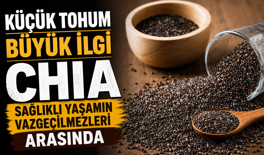 Chia sağlıklı yaşamın vazgeçilmezleri arasında